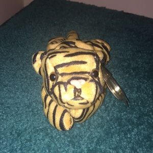 Black and orange tiger beanie baby stripes
